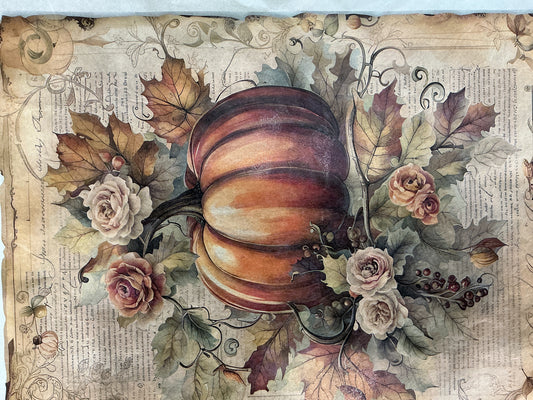 Autumn Harvest Decoupage Rice Paper (DC414)