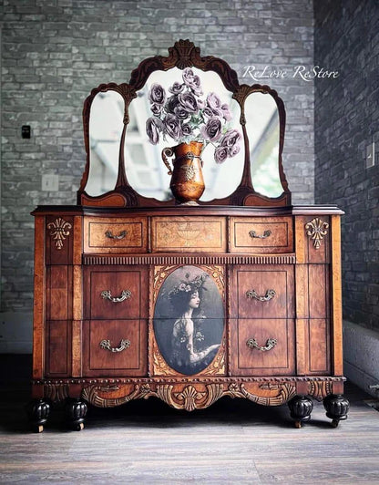 Siren - 23.4" x 33.1" A1 Size Decoupage Paper - Mint by Michelle