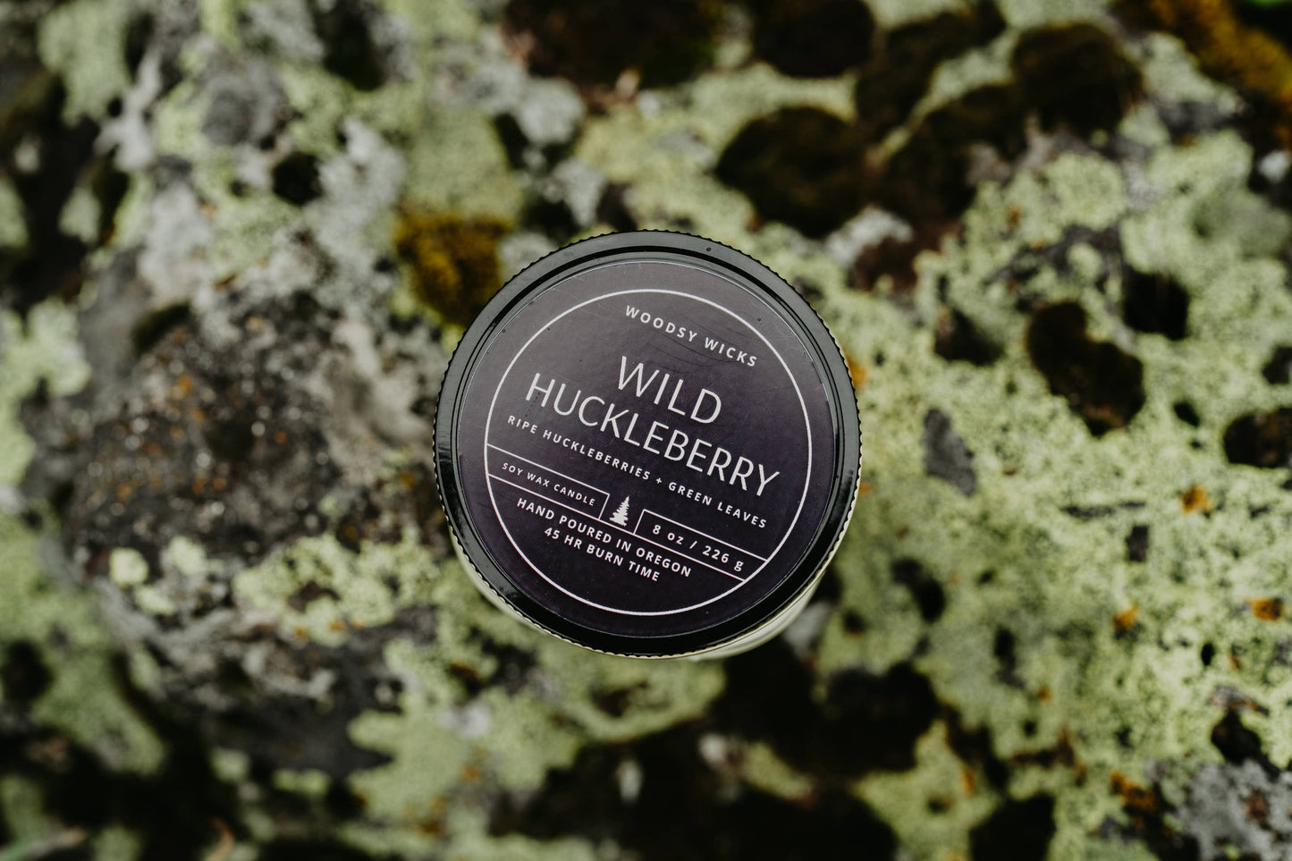 Wild Huckleberry Soy Wax Candle - Non-toxic- Hand Poured