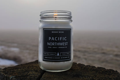 Pacific Northwest Soy Wax Candle - Non-toxic - PNW Oregon