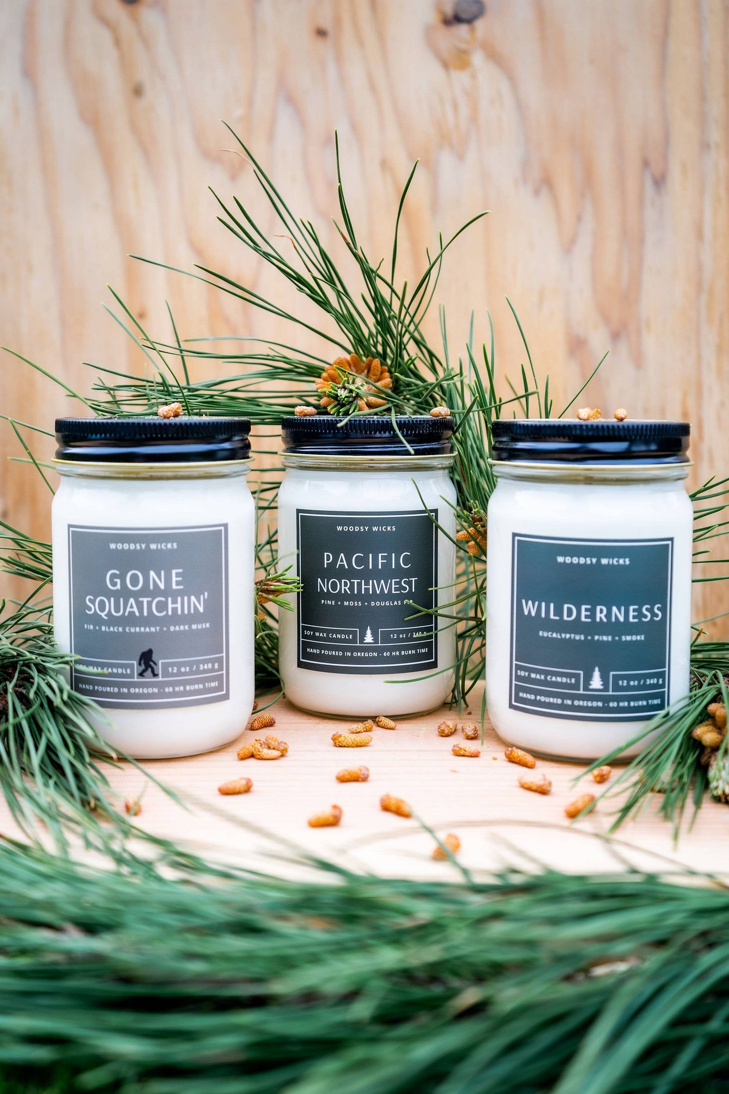 Bigfoot Gone Squatchin' Candle - Soy Wax - Sasquatch