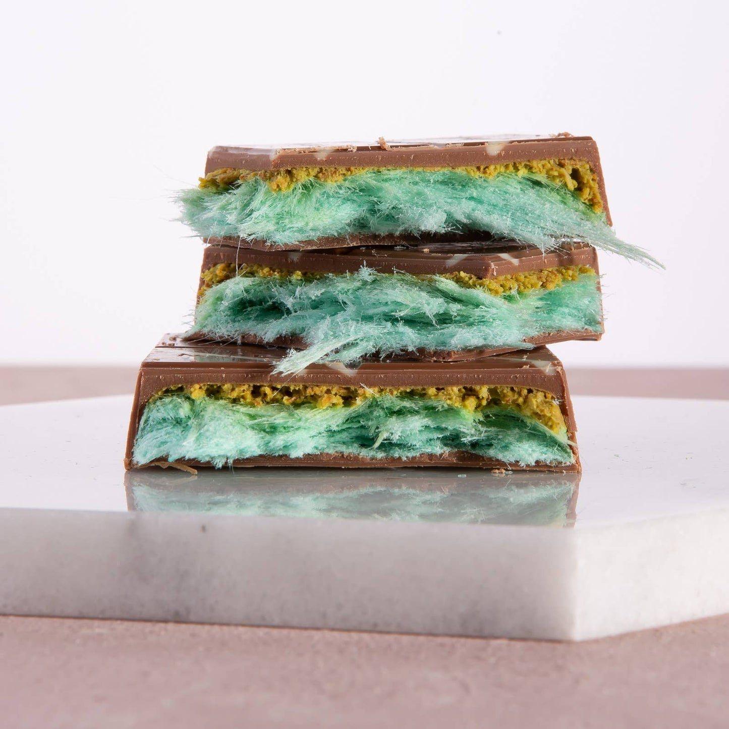 New Blue Sky Viral Angel Hair Dubai Chocolate Cotton Candy