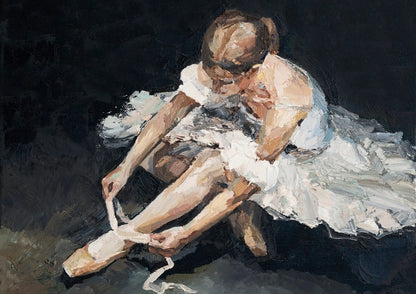 Ballet - 23x33 Large A1 Size Decoupage Paper - Three Yellow Goats