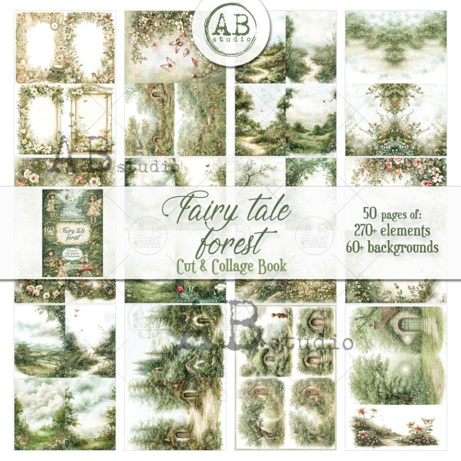 Fairy Tale Forest Cut & Collage Book