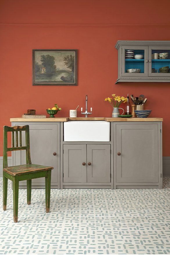 Annie Sloan Brushwork Tile Stencil