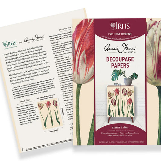 Annie Sloan Decoupage Papers - Dutch Tulips