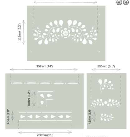 Annie Sloan Faux Bone Inlay