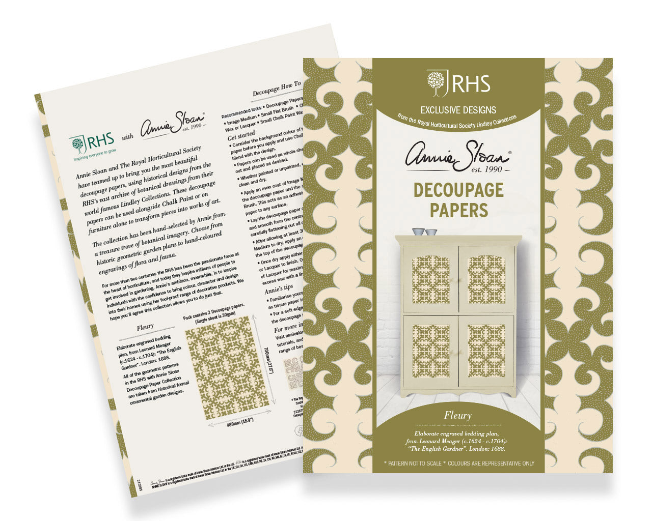 Annie Sloan Decoupage Papers - Fleury
