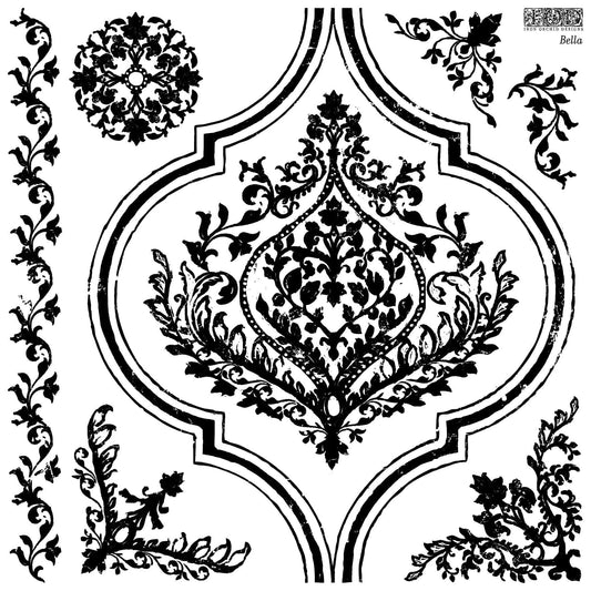 Bella 12x12 IOD Stamp (1 Sheet)