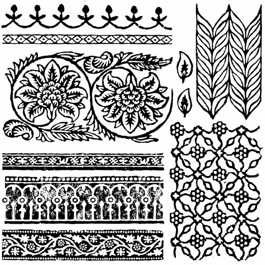 Bohemia 12x12 Decor Stamp (1 Sheet)