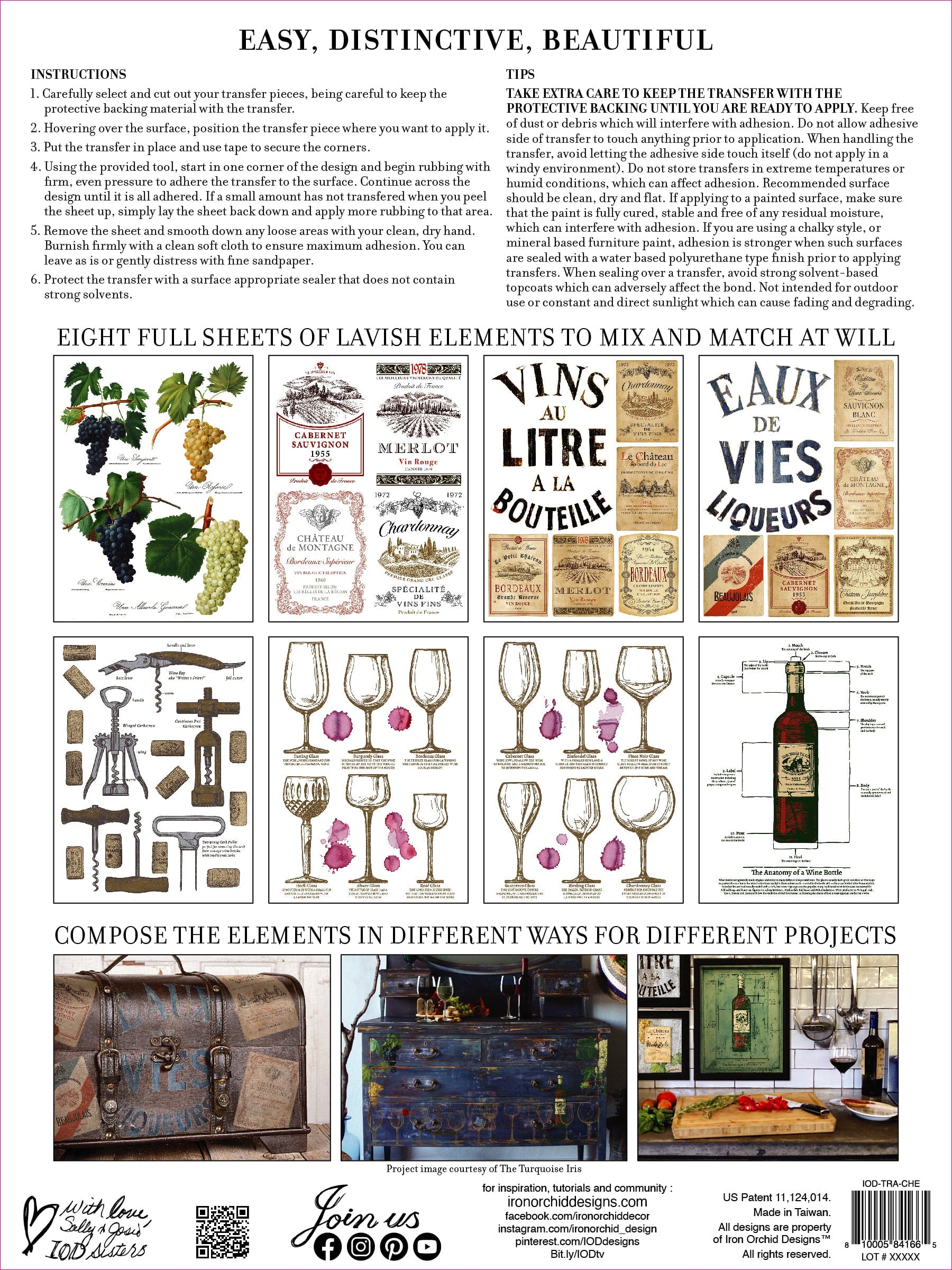 IOD Transfers Cheers IOD Transfer 12x16 (8 Sheets) *RETIRED*