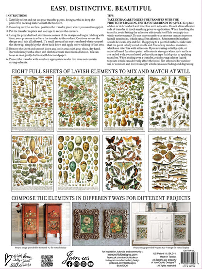 Millot's Pages IOD Transfer 12x16 Pad (8 sheets)