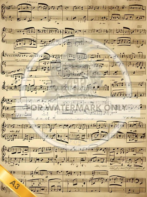 Decoupage Central Decoupage Paper A3 Symphony Decoupage Rice Paper (DC5050)