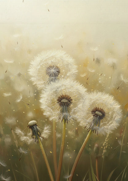 Dandelion - 23x33 Large A1 Size Decoupage Paper - Mint by Michelle