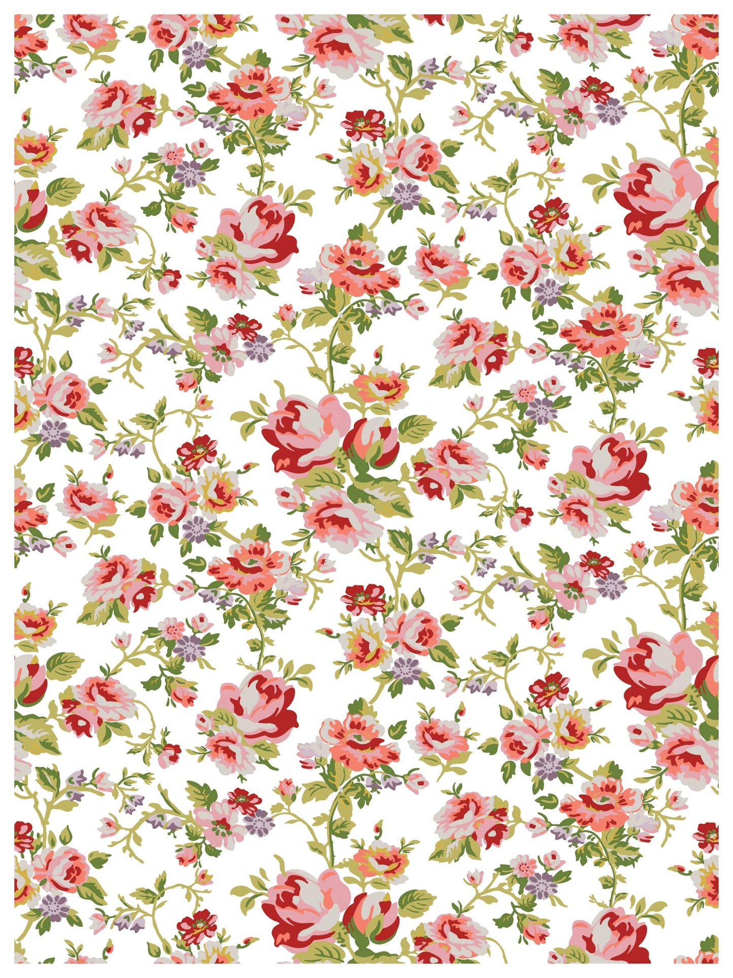 Ditsy Blooms IOD Paint Inlay 12x16 (8 Sheets)