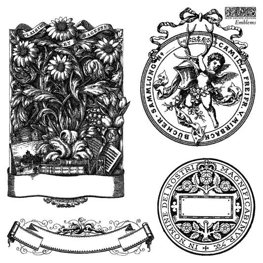 Emblems Boxed IOD 6x6 Stamp (4 Sheets + Masks)