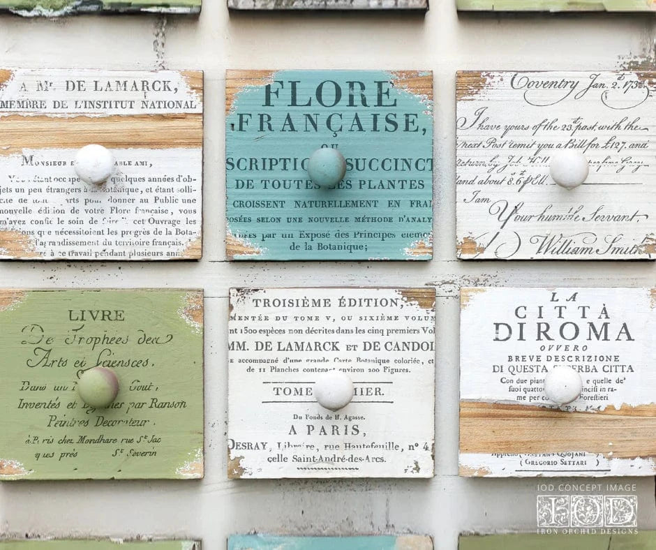 Ephemeral Type 12x12 IOD Stamp (1 Sheet)