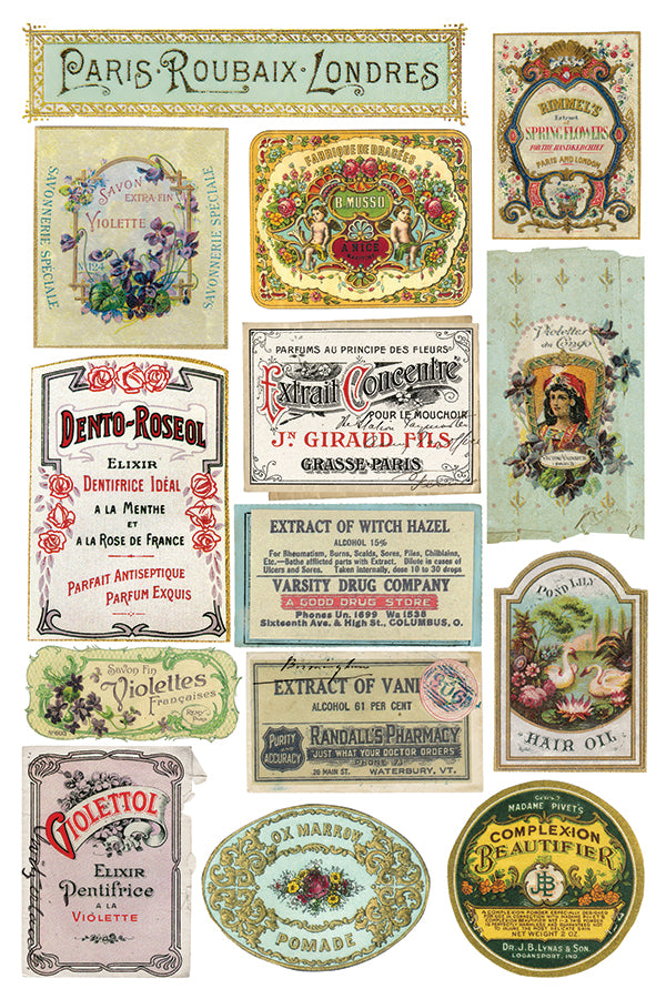 Ephemeral Melange IOD Transfer 8x12 (8 Sheets)