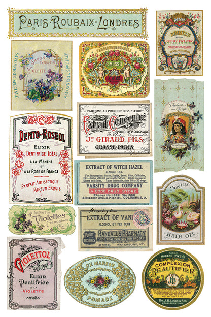 Ephemeral Melange IOD Transfer 8x12 (8 Sheets)