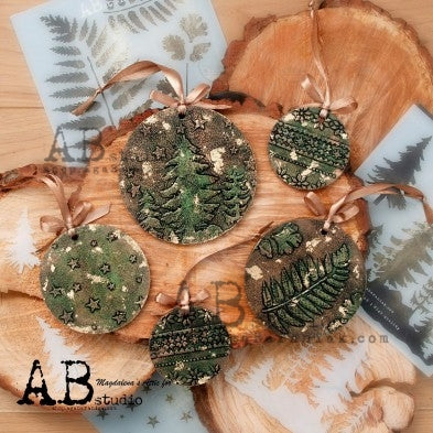 Evergreen - 6x6 Stencil - ID-123