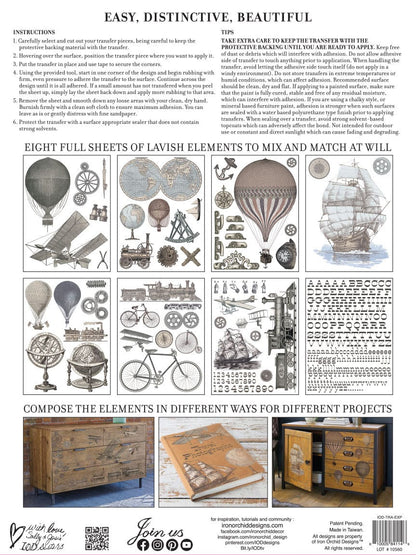 IOD Transfers Exploration IOD Transfer 12x16 (8 Sheets) *RETIRED*