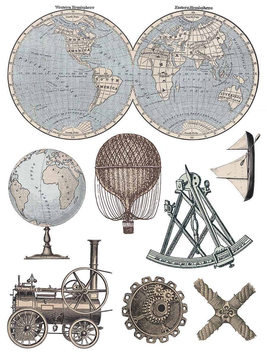 IOD Transfers Exploration IOD Transfer 12x16 (8 Sheets) *RETIRED*