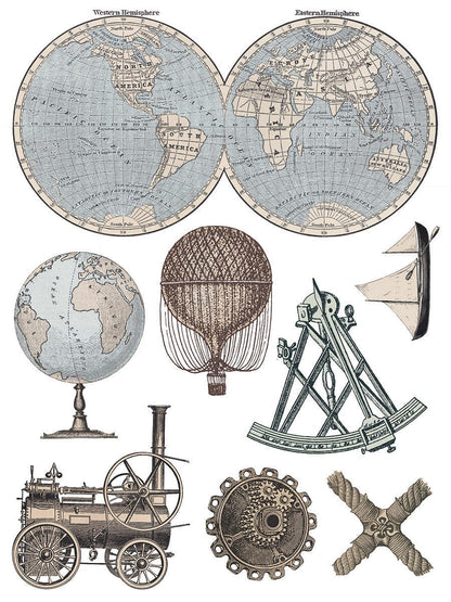 IOD Transfers Exploration IOD Transfer 12x16 (8 Sheets) *RETIRED*