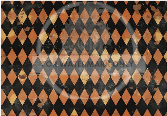A3 Fall Harlequin Decoupage Rice Paper (DC5089)