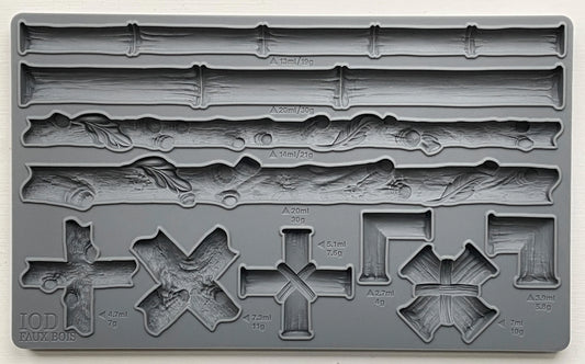 Trimmings Faux Bois IOD Mould
