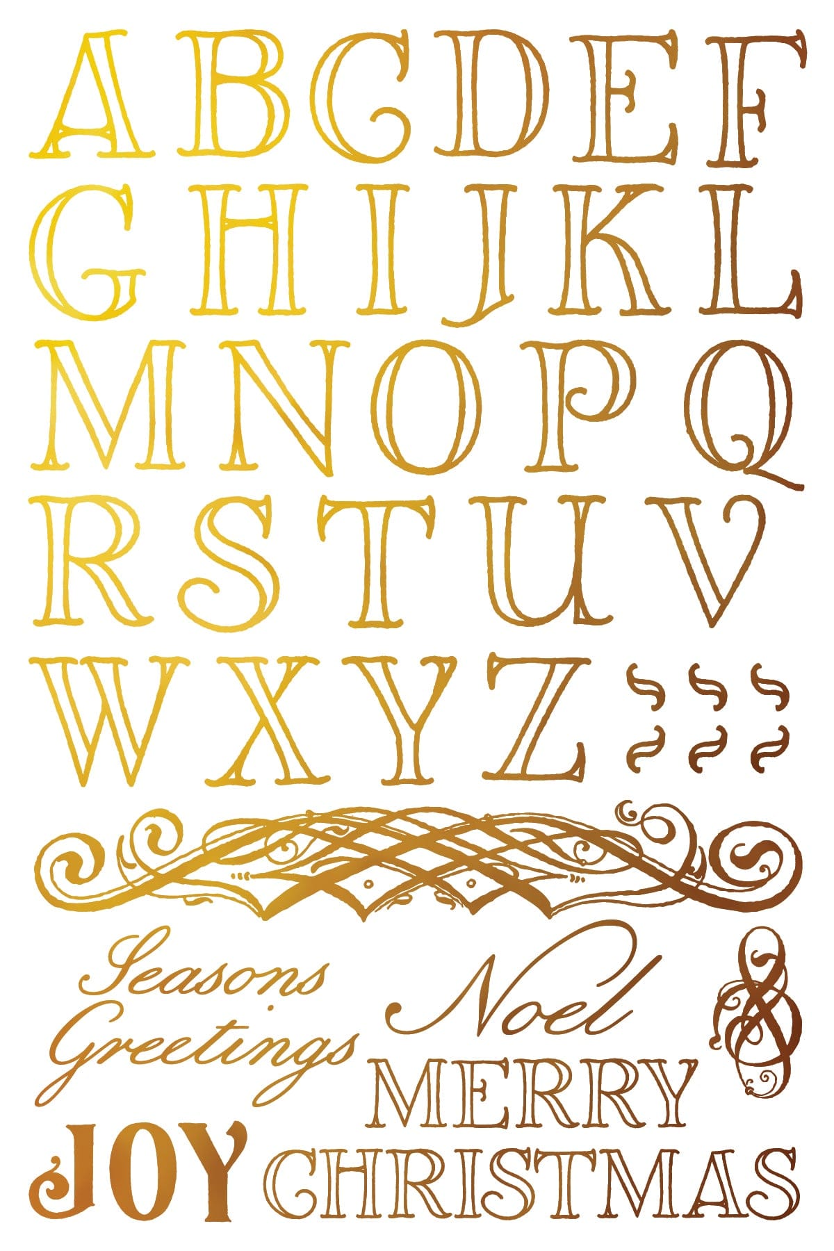 Locker61 Transfers Figgy & Flourish IOD Transfer 8x12 Pad (8 sheets)