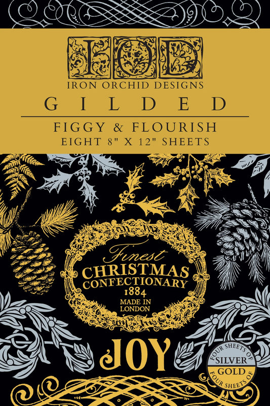 Figgy & Flourish IOD Transfer 8x12 Pad (8 sheets)