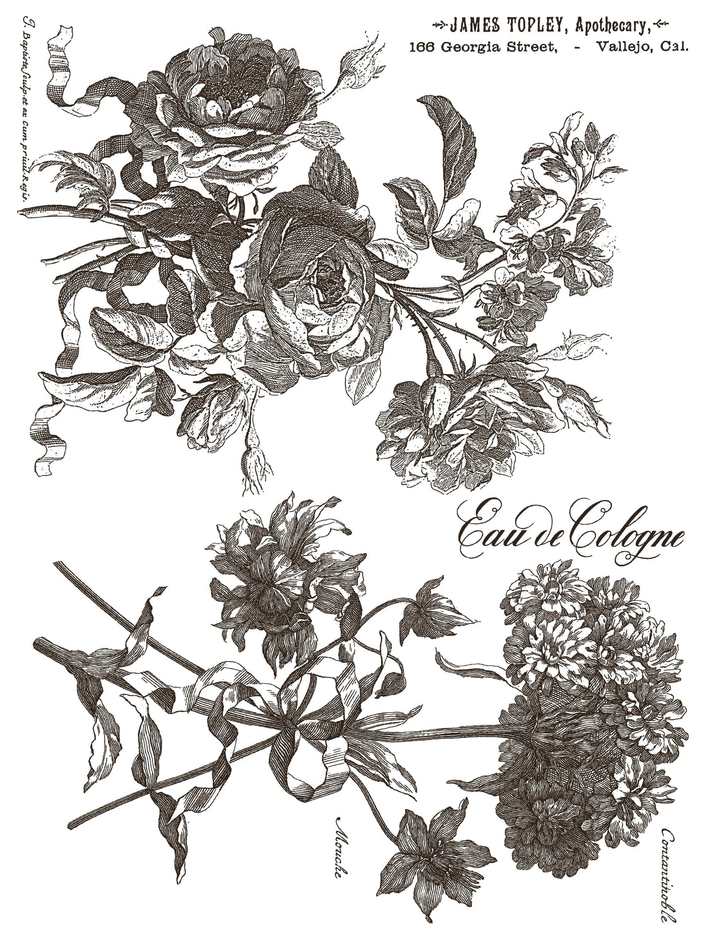 Floriography IOD Paint Inlay 12x16 (8 Sheets)