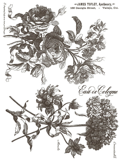Floriography IOD Paint Inlay 12x16 (8 Sheets)