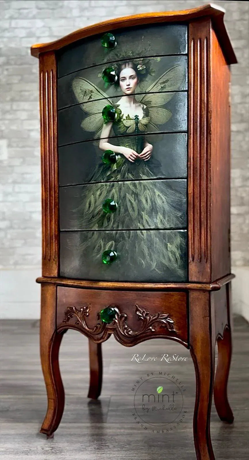 Mint By Michelle Decoupage Paper Green Grace - A1 Size Large Decoupage Paper