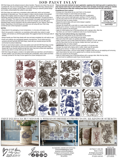 Hameau de la Reine 12x16 IOD Paint Inlay (8 Sheets)