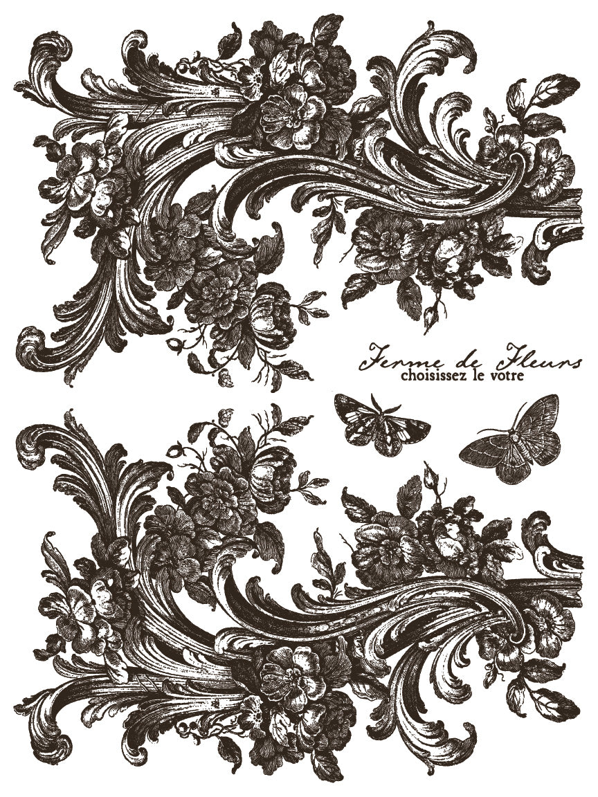 Hameau de la Reine 12x16 IOD Paint Inlay (8 Sheets)
