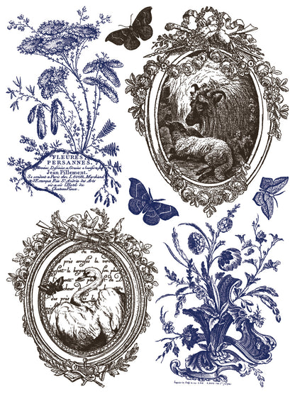 Hameau de la Reine 12x16 IOD Paint Inlay (8 Sheets)