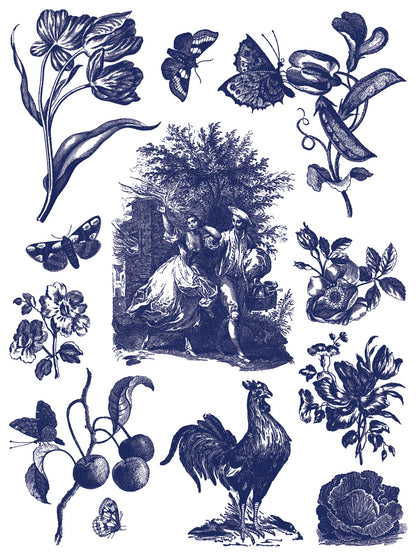 Hameau de la Reine 12x16 IOD Paint Inlay (8 Sheets)