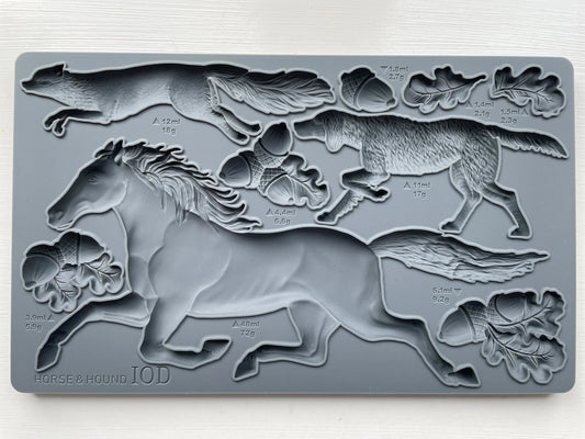Horse and Hound IOD Mould