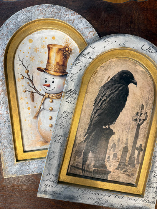 Holiday Vintage Arched Panel Workshop - 10/1/25