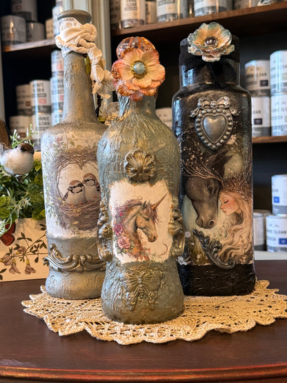 Decoupage Bottles - August 7, 2026