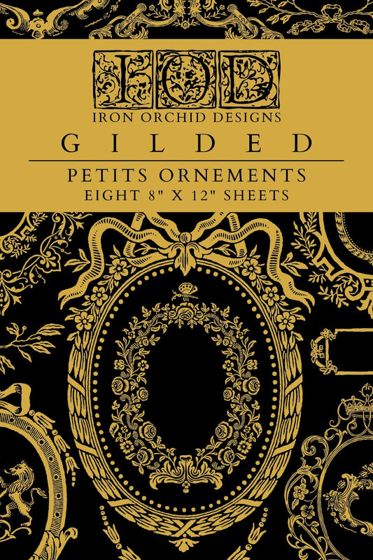 Petits Ornaments IOD Transfer 8x12 Pad (8 sheets)