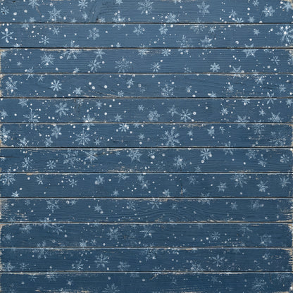 Flurry IOD Stamp | 12x12 Winter Snowflake Decor Stamp Sheet by Iron Orchid Designs | Vintage Christmas Background & Holiday Craft Stamp