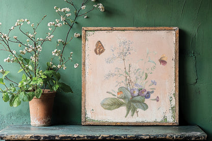 IOD Marché des Fleurs Transfer | Large 8 Sheet Decor Transfer by Iron Orchid Designs | Vintage French Floral & Botanical Designs