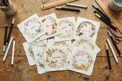 The Bramblewood Diaries IOD Transfer | 8x12 Woodland Botanical Decor Transfer by Iron Orchid Designs | Vintage Nature & Seasonal Rub-On Transfer Set (Copy)