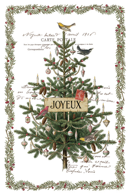 Winter's Calling IOD Transfer | 8x12 Vintage Winter Wildlife Decor Transfer by Iron Orchid Designs | Woodland Christmas Rub-On Transfer Set