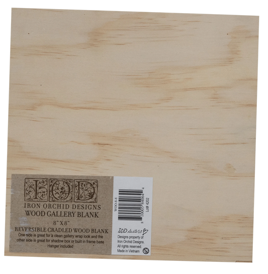 IOD Wood Gallery Blank 8x8