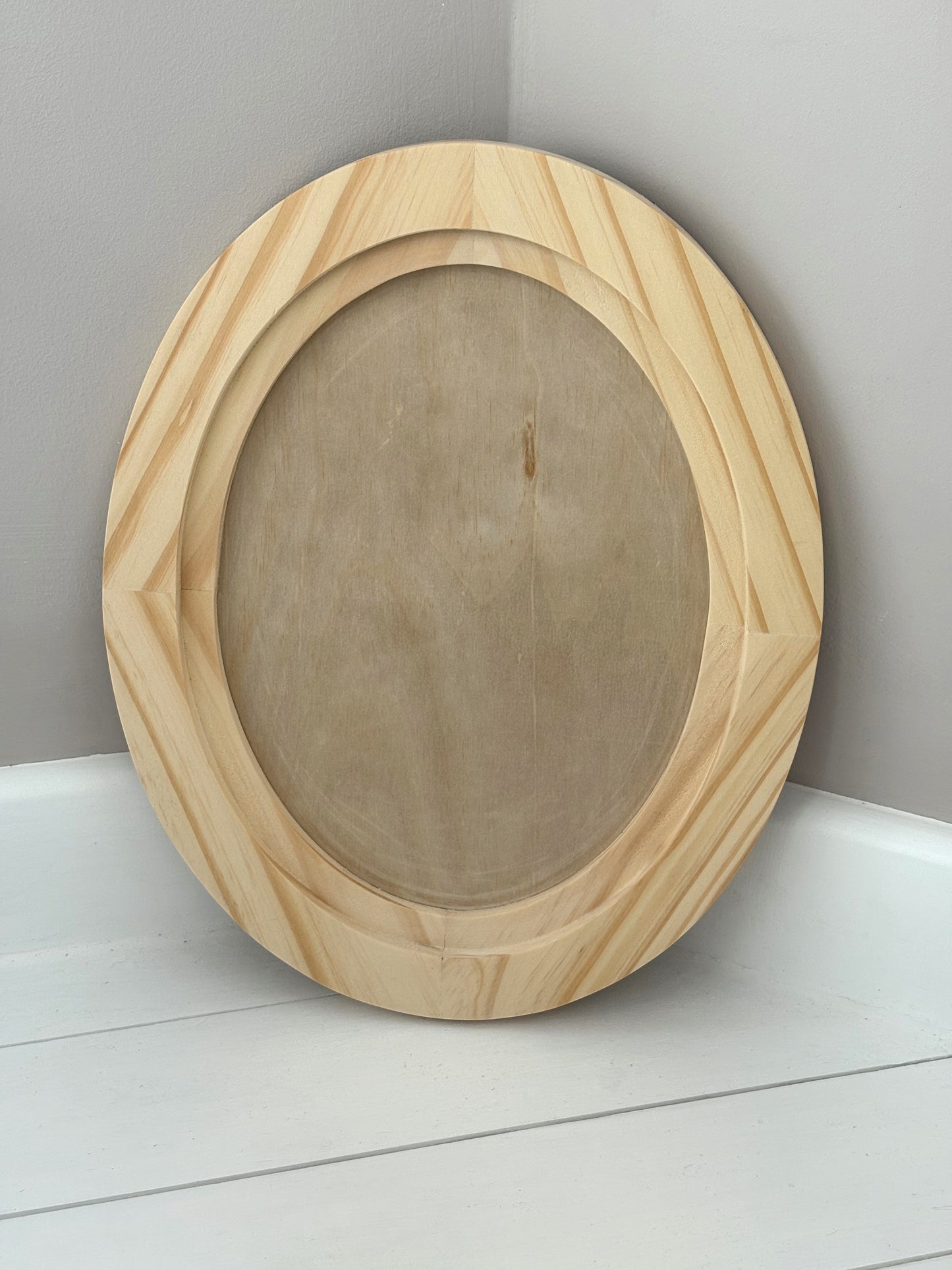 Large Oval Wood Gallery Blank 13x16