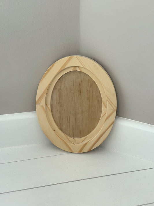 Small Oval Wood Gallery Blank 8x10