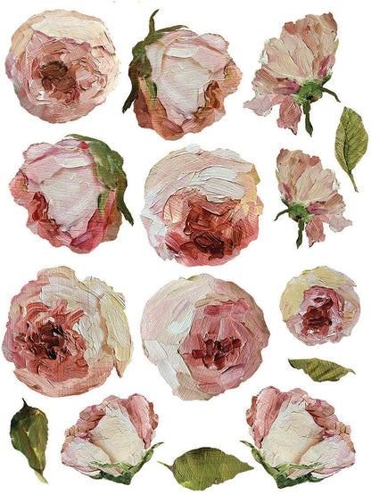 Painterly Florals IOD Transfer 12x16 Pad (8 sheets)